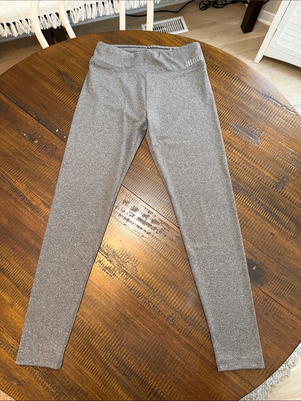 Justice Heather Gray Active Leggings